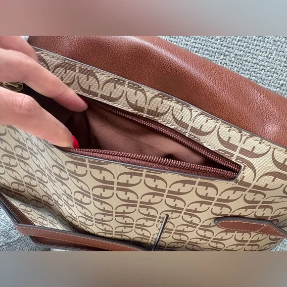 Fossil Elina Convertible Backpack Beige/Brown SHB2976268 brand new with tag - Picture 10 of 16